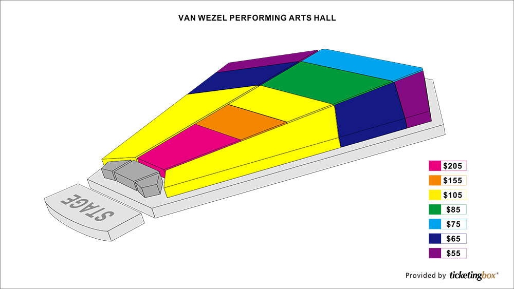 Seating Chart For Van Wezel