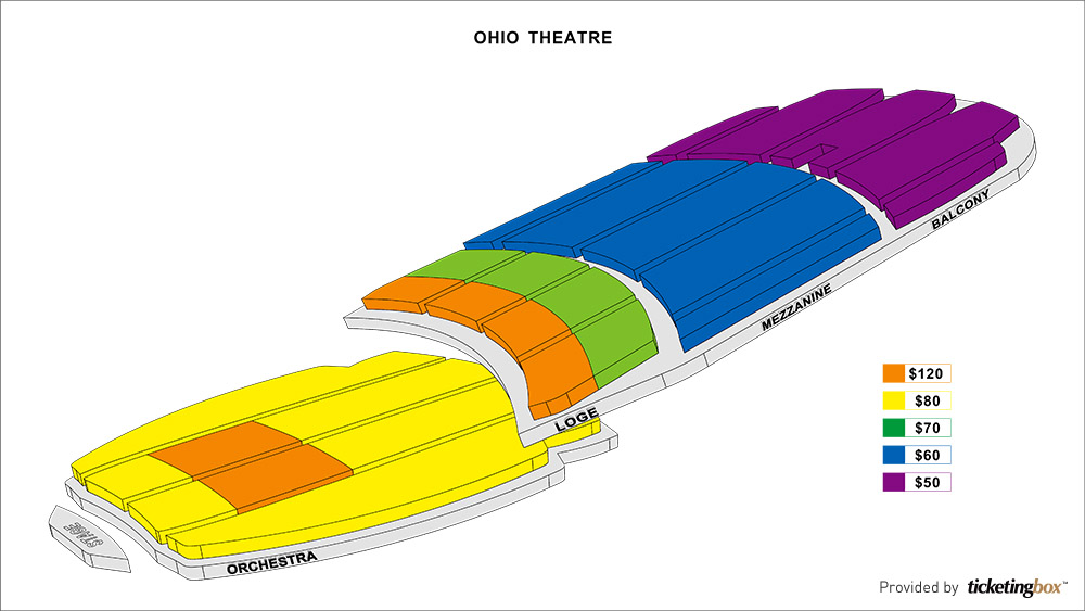 Ohio Theater Columbus Seating Chart