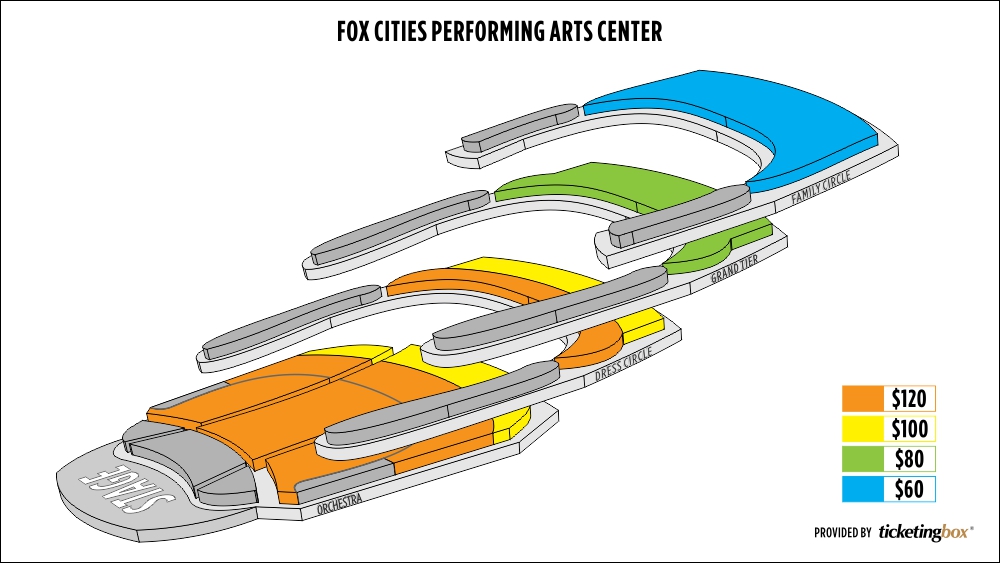Cedarburg Performing Arts Center Seating Chart