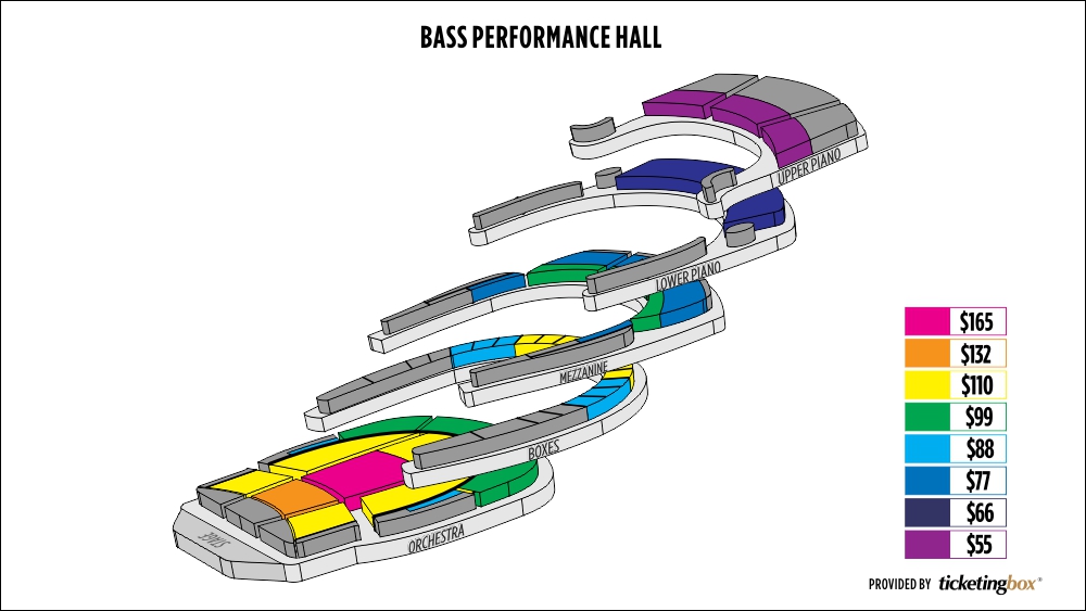 Bass Hall Seating Chart Lower Gallery