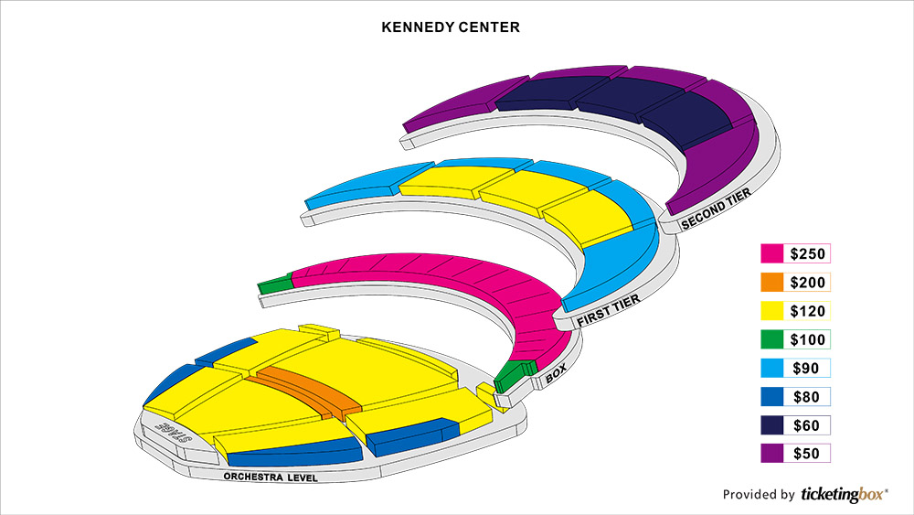 Kennedy Center Opera House Orchestra Seating Chart