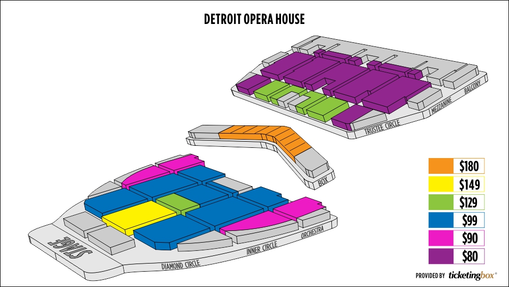 Detroit Opera Theater Seating Chart