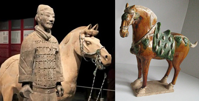 Ferghana paarden werden han xue ma genoemd in het Chinees, wat “bloed zwetende paarden” betekent