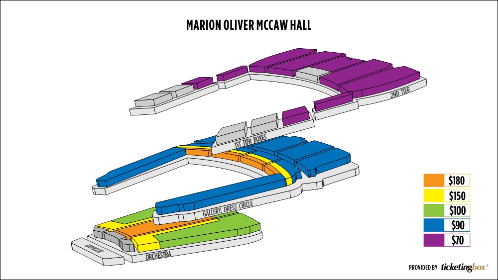 mccaw hall seating chart