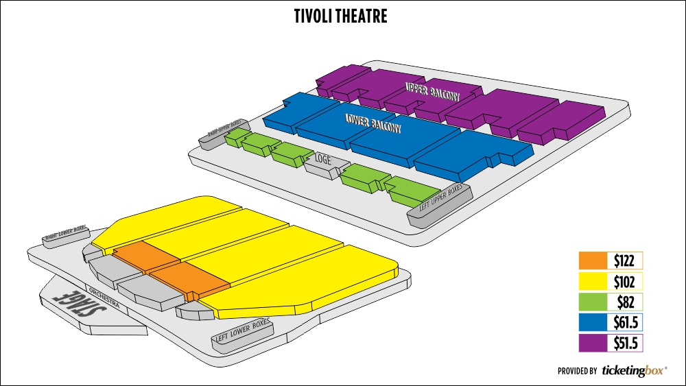 Tivoli Theatre Chattanooga Seating Chart